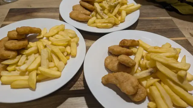 Chicken Dippers and Chips