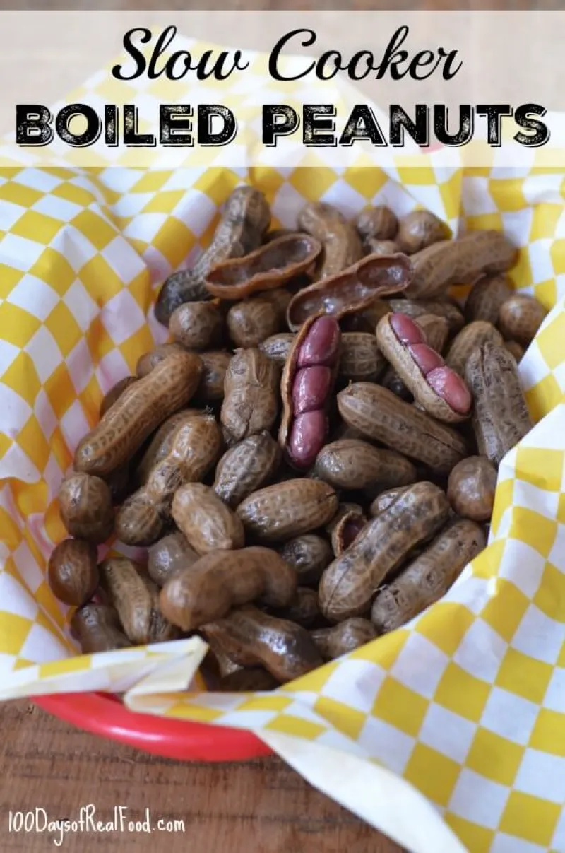 Slow Cooker Boiled Peanuts