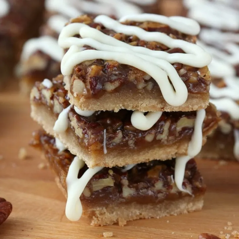 Spiced Honey Pecan Pie Bars