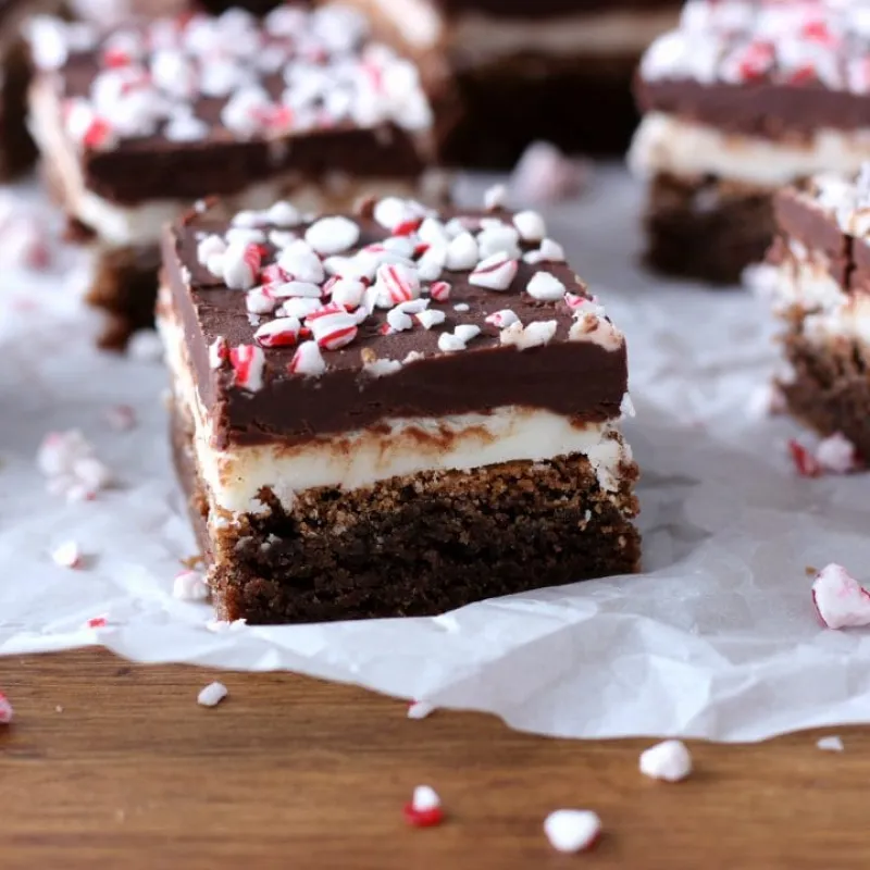 Peppermint Cream Brownies