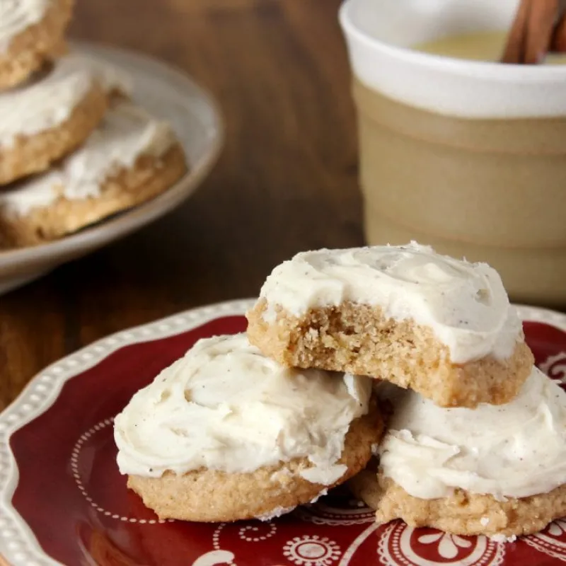 Eggnog Chai Cookies