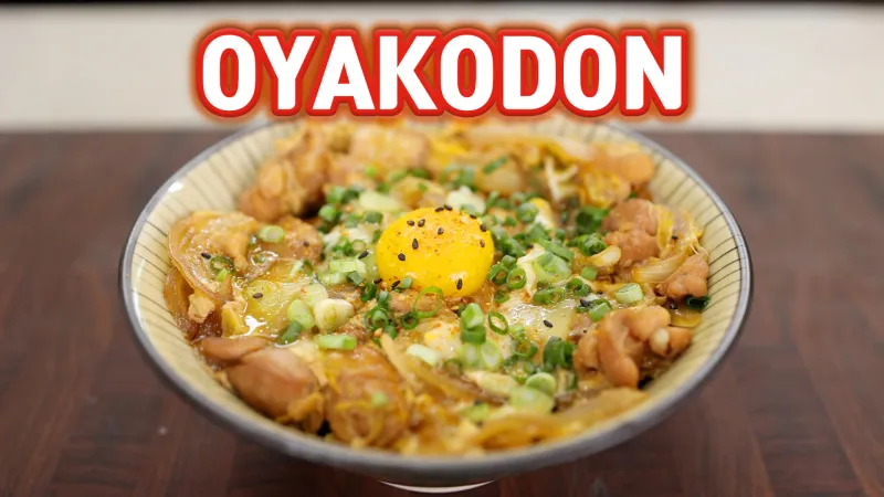 Oyakodon (Japanese Chicken and Egg Rice Bowl) 