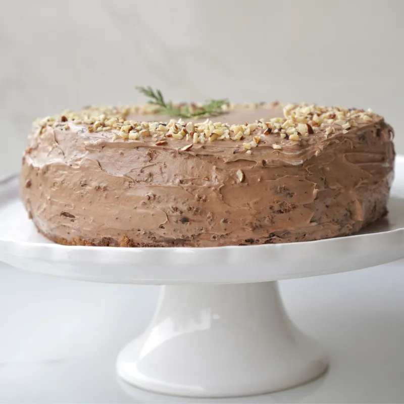 Hazelnut Nutella Cake