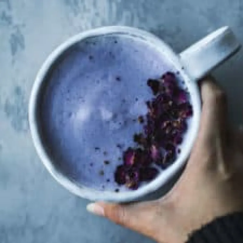 Vegan Hibiscus Latte