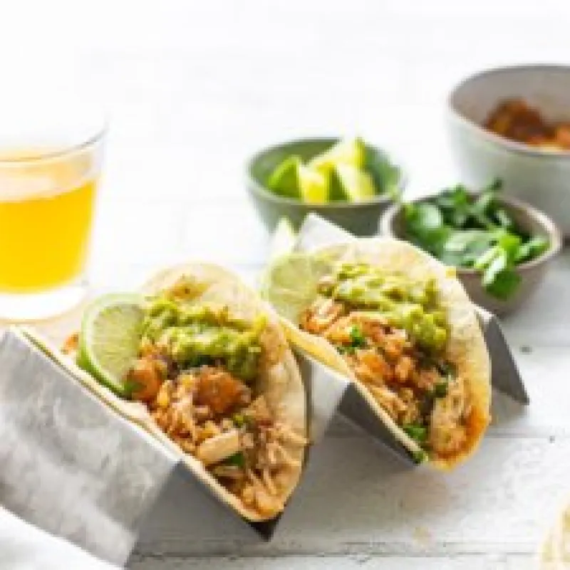 Pineapple Salsa Crockpot Chicken