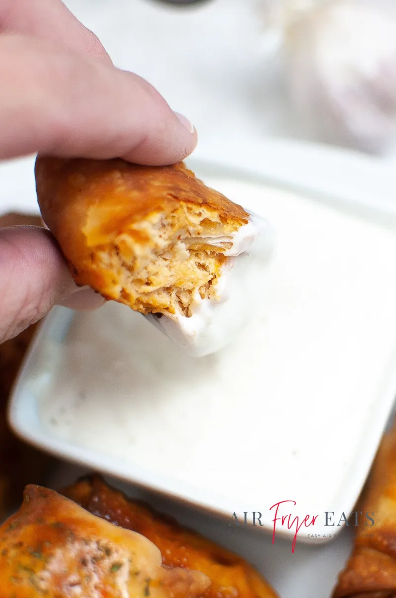 Buffalo Chicken Egg Rolls