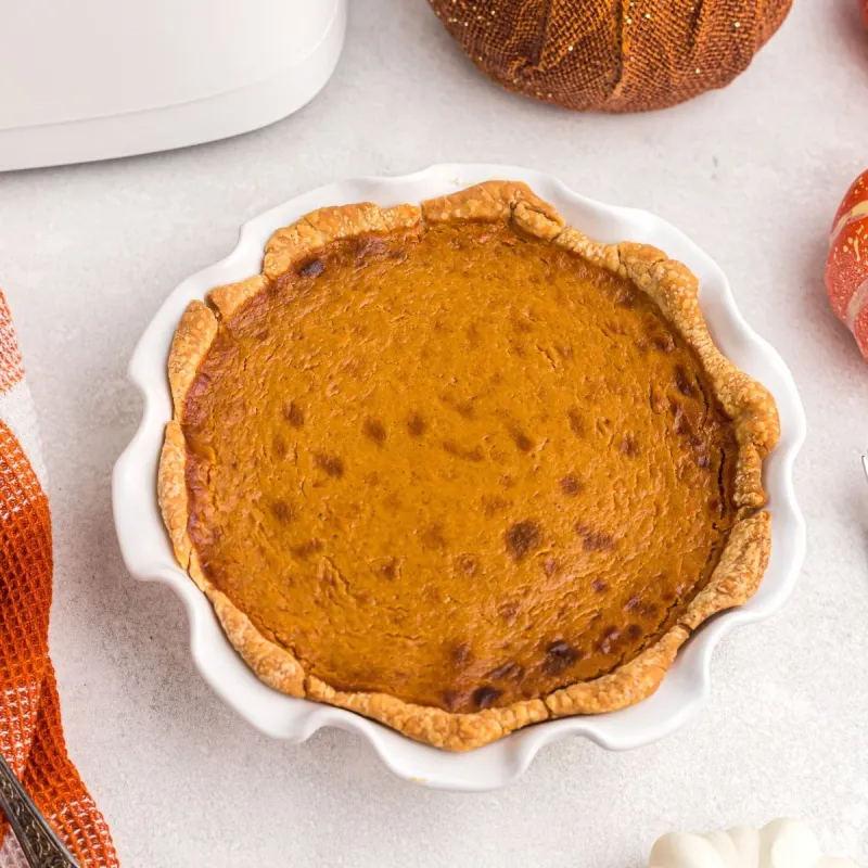 Air Fryer Pumpkin Pie