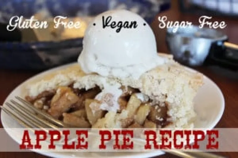 Gluten Free Apple Pie Recipe - Sugar Free!