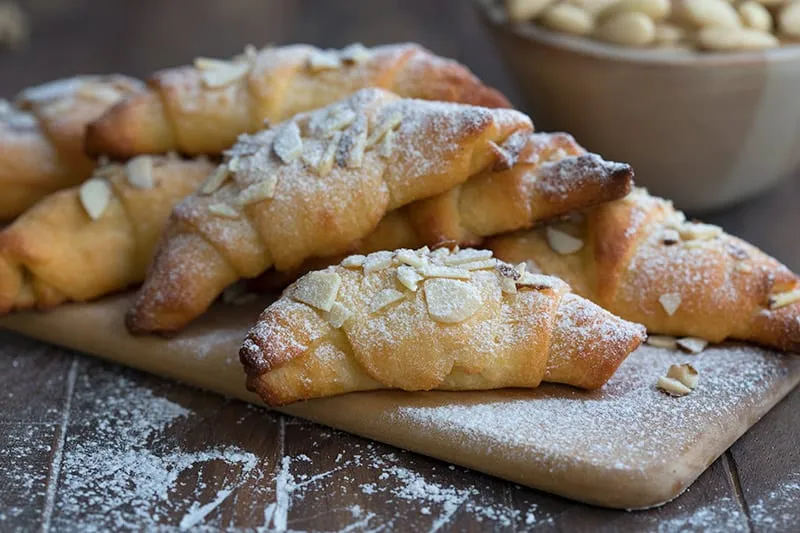 Keto Croissants with Almond Paste