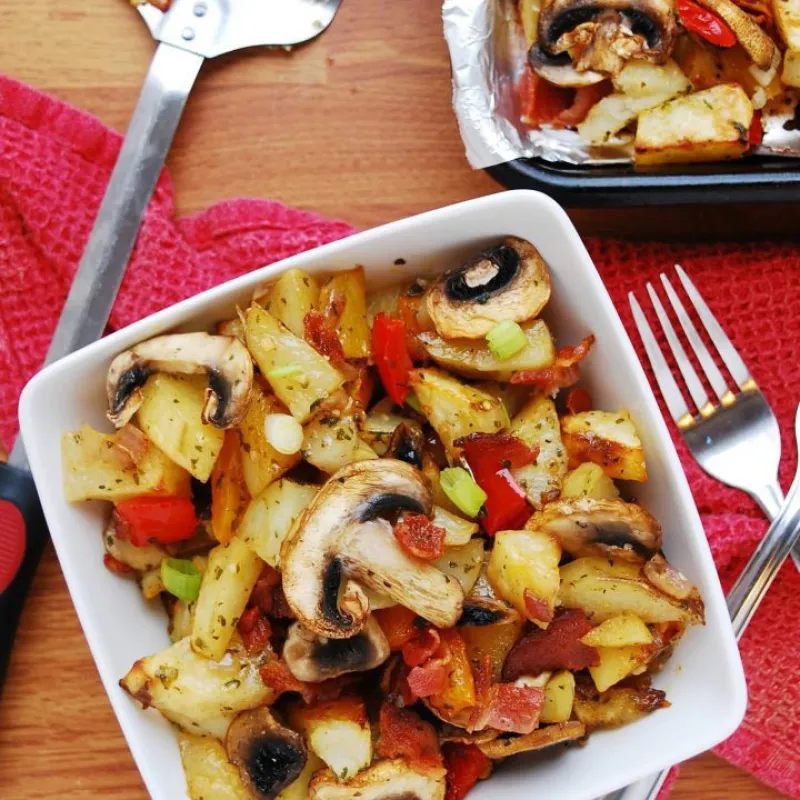 Dairy & Gluten-free Breakfast Bacon Potatoes