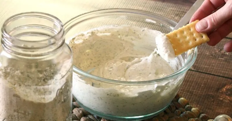 Homemade Ranch Dip - From Scratch