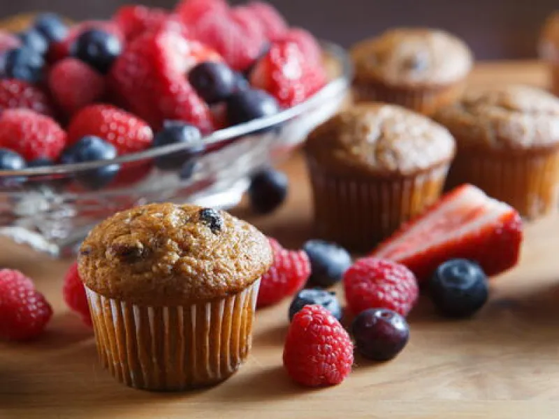 The Best Fruit Muffins