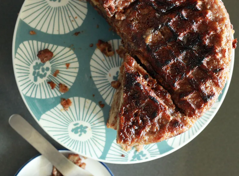 Slow Cooker Waffle Bread Pudding