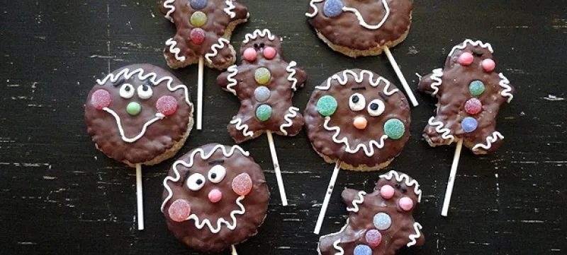 Rice Krispy Treat Gingerbread Men