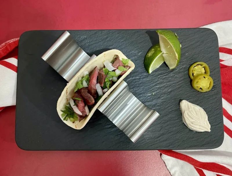 Asian-Style Sous-Vide-Que Flank Steak Tacos Recipe
