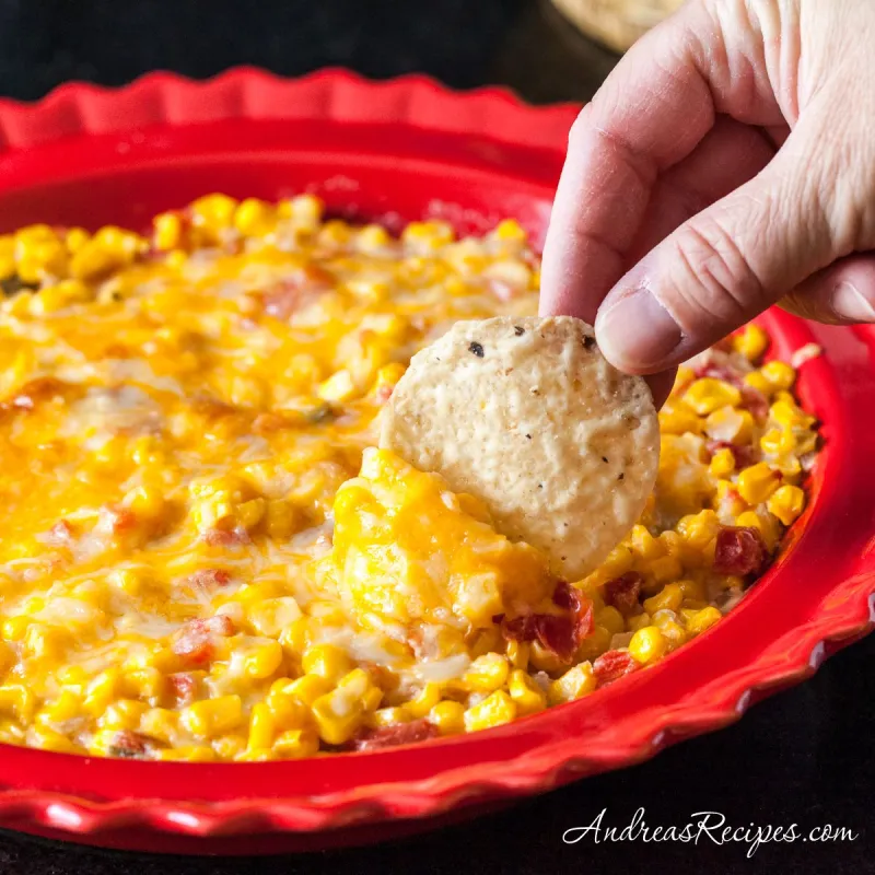 Spicy Creamy Baked Corn