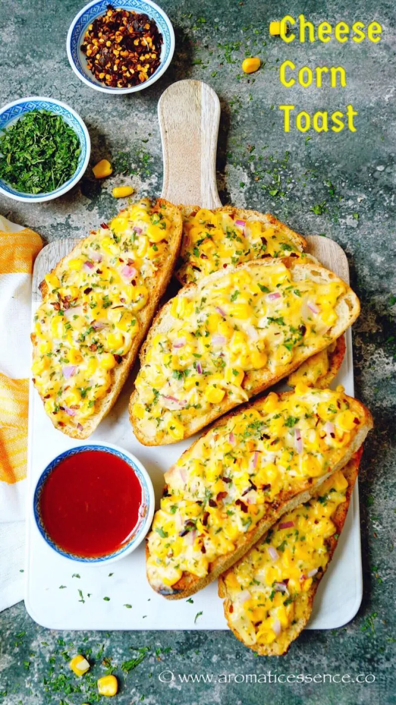 Cheese Corn Toast | How To Make Cheese Corn Toast