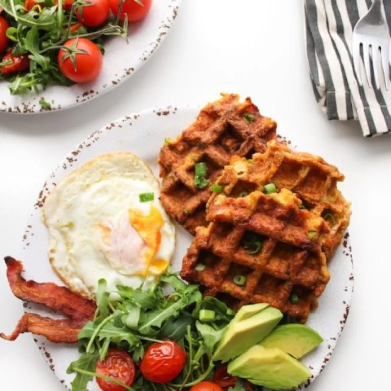 Paleo Sweet Potato Waffles