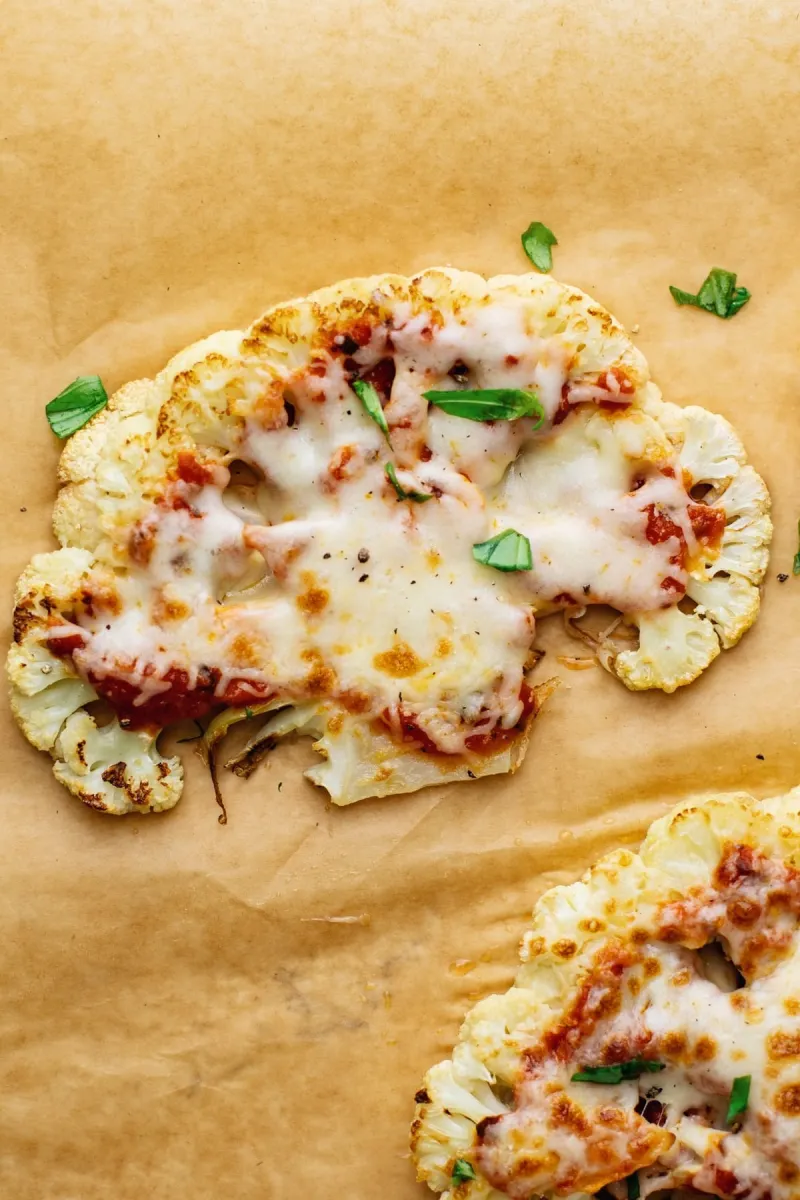Cauliflower Steak Pizza