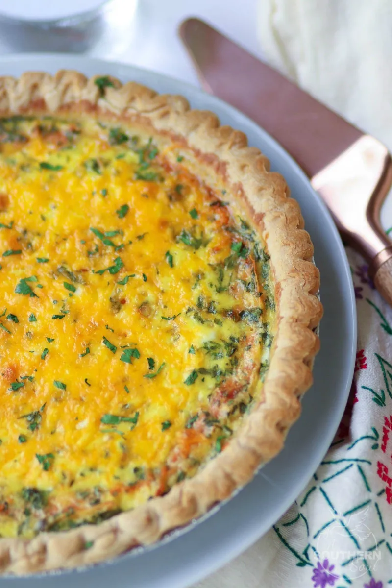 Three Cheese Quiche Recipe