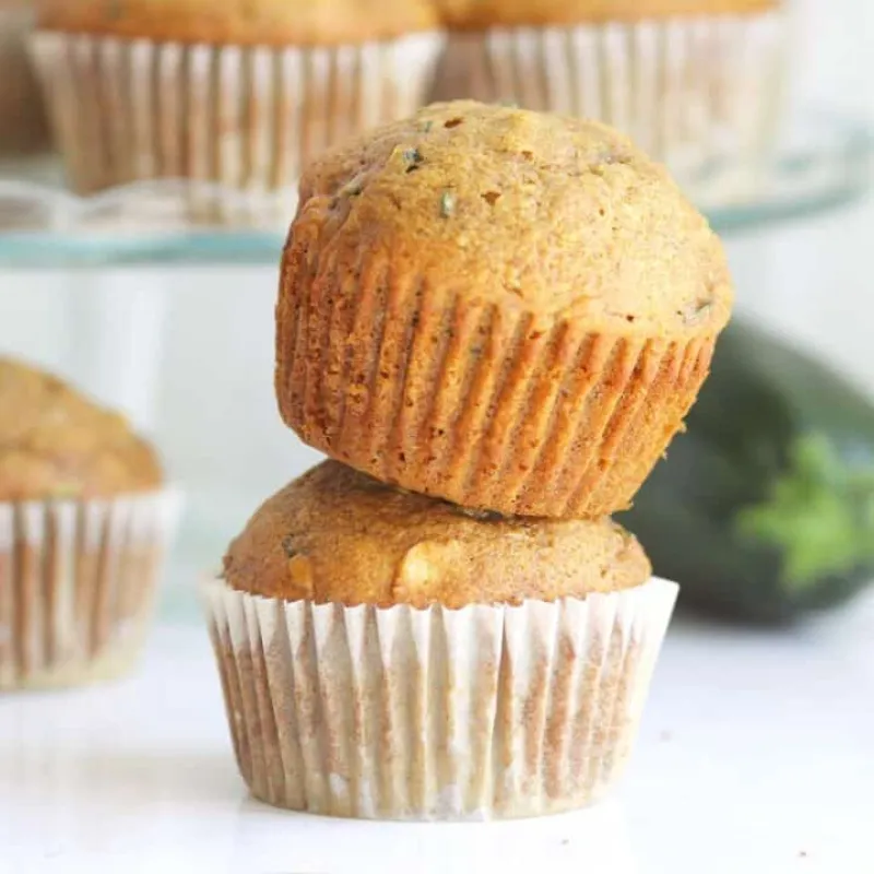 Whole Wheat Zucchini Muffins
