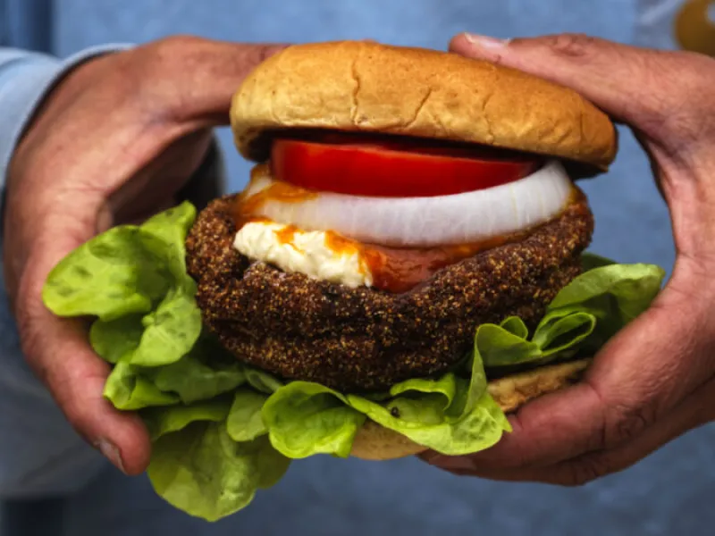 Mushroom Burger by Snacc Boss Raph Rashid