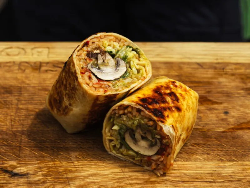 Mushroom Burrito by Snacc Boss Raph Rashid