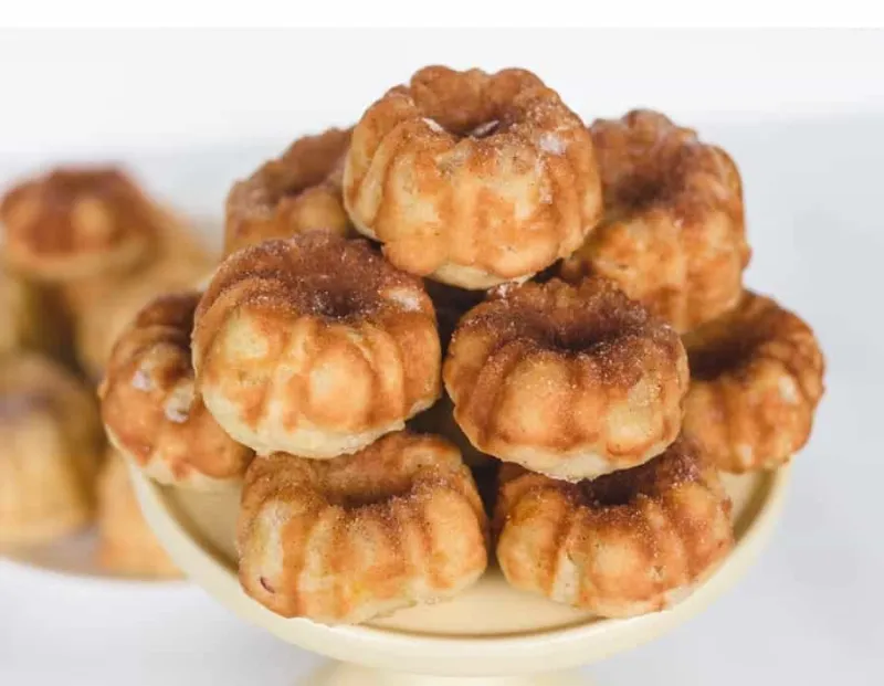 Small Batch Apple Cinnamon Mini Bundt Cakes