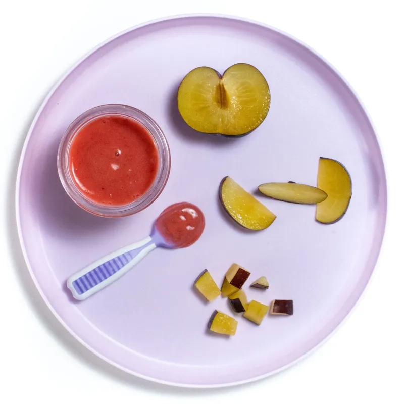 Plum Baby Food: Puree & Baby-Led Weaning