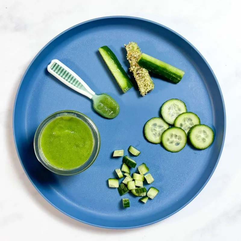 Easy Cucumbers for Baby (puree or baby-led weaning)