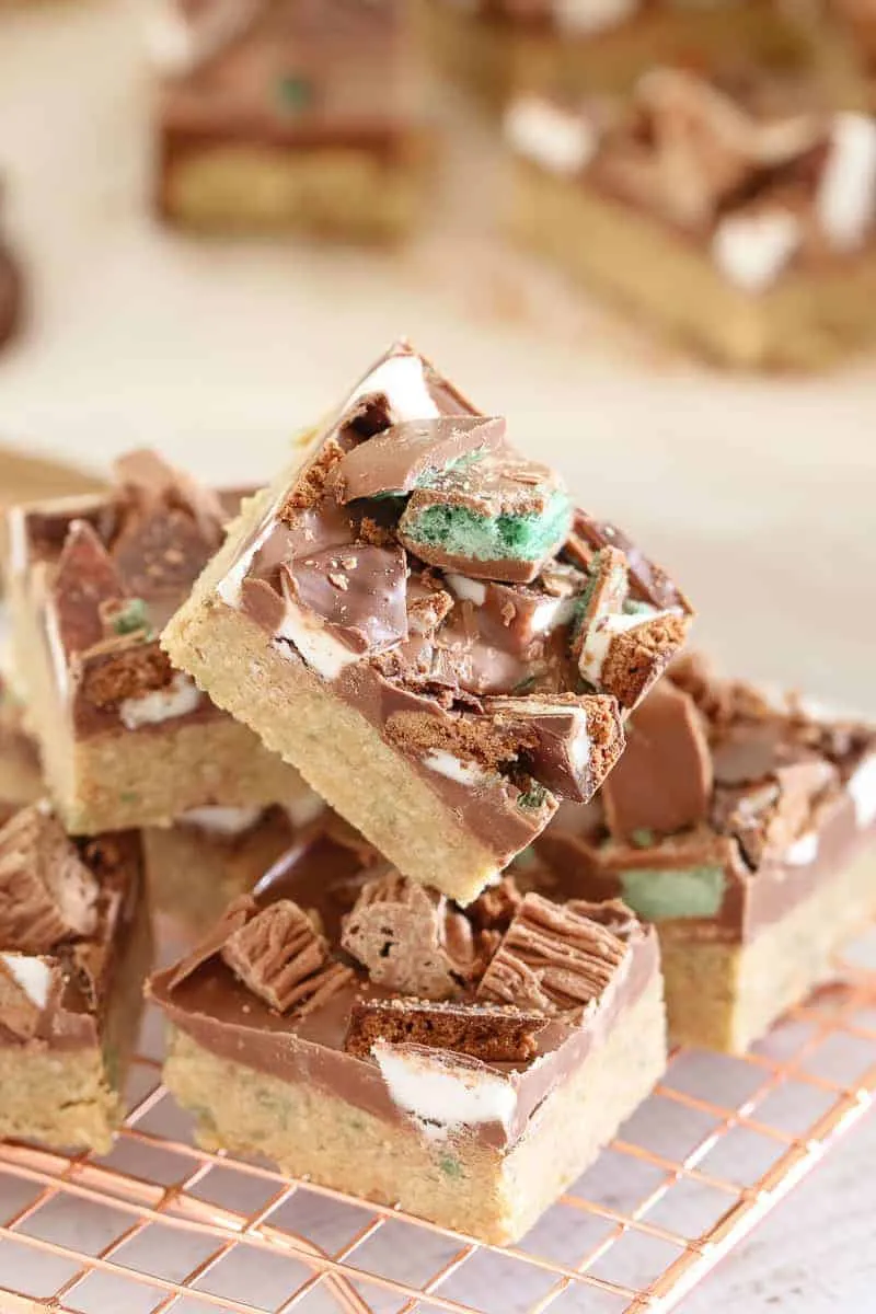 Mint Chocolate Slice