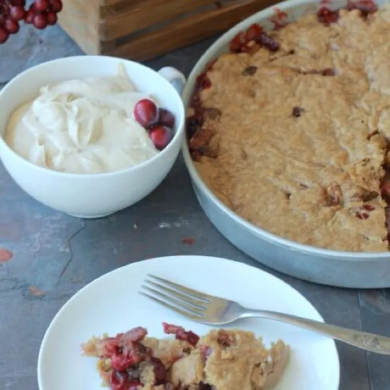 Vegan Cranberry Jalapeño Nantucket Pie