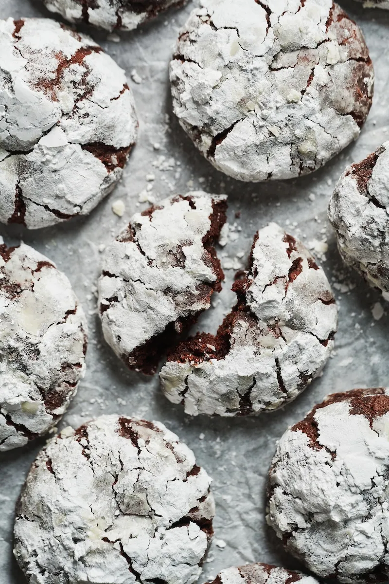 Chocolate Crinkle Cookies