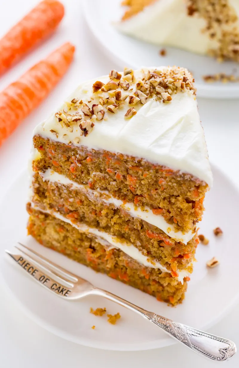 Carrot Cake with The BEST Cream Cheese Frosting