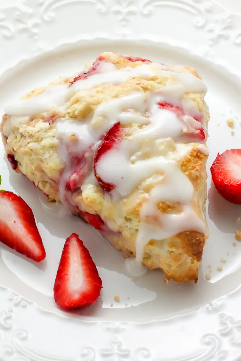 Strawberries and Cream Scones