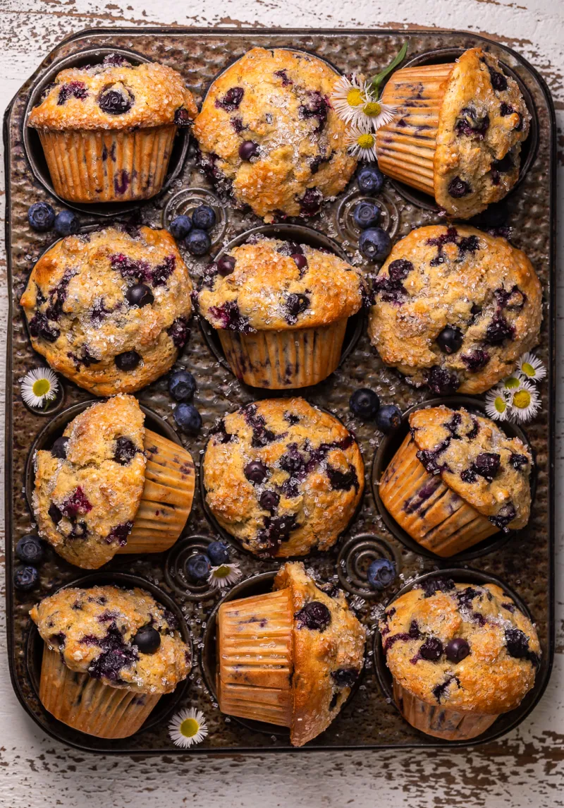 Blueberry Banana Muffins