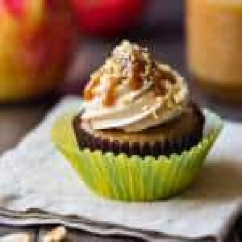 Caramel Apple Cupcakes