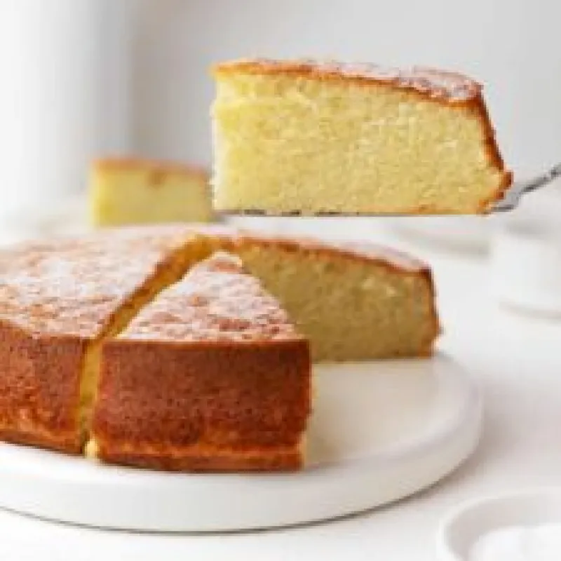 Oil Sponge Cake (With Olive Oil)