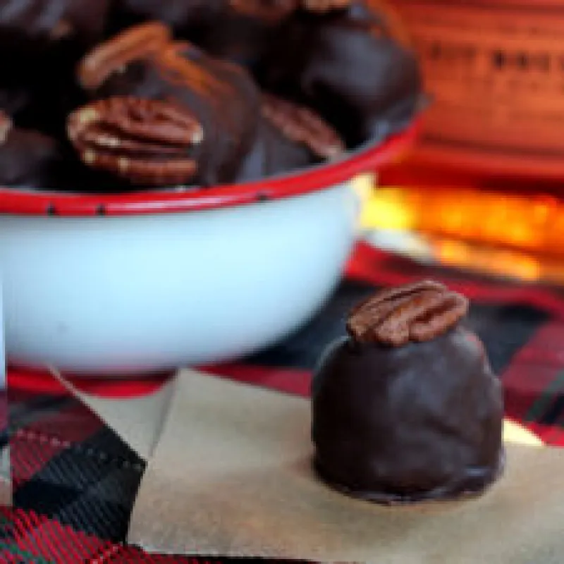Spiced Pecan Bourbon Balls
