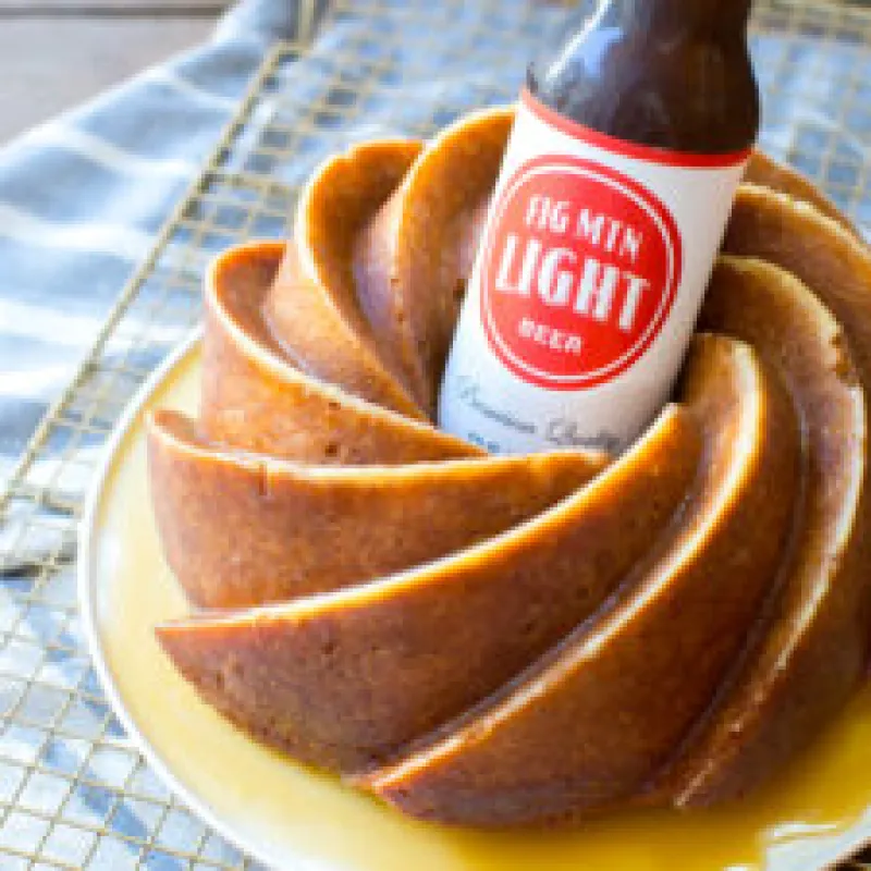 One Bourbon, One Scotch, One Beer Bundt Cake