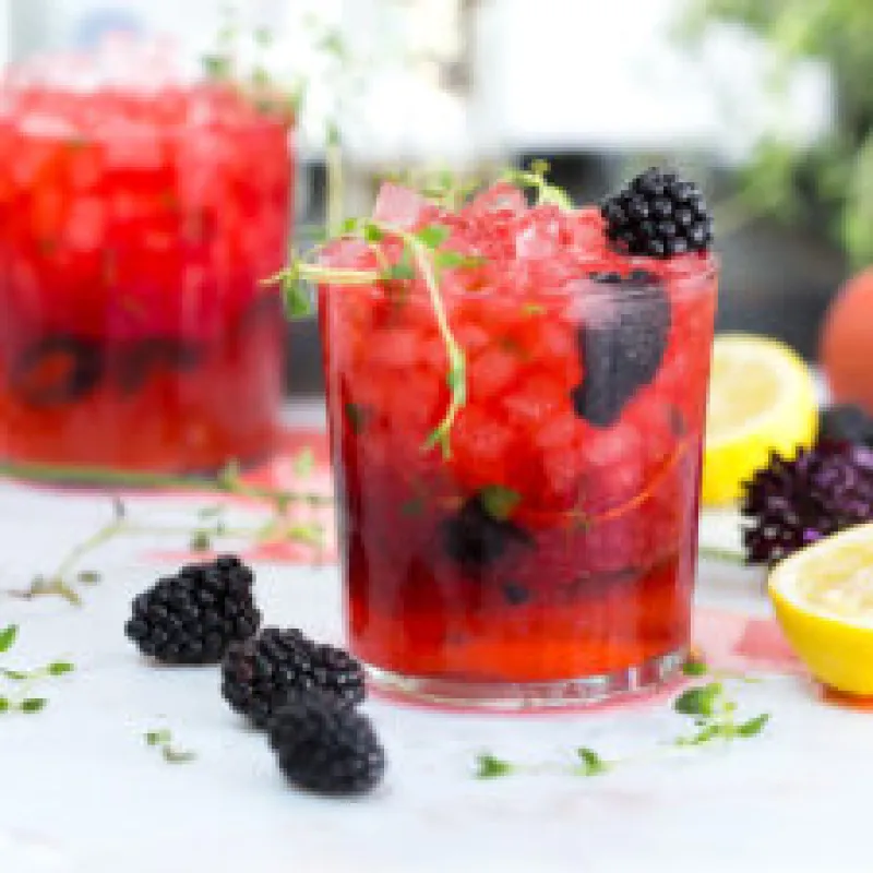 Blackberry Gin Smash