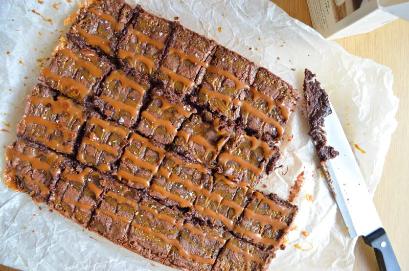 Salted Caramel Brownies