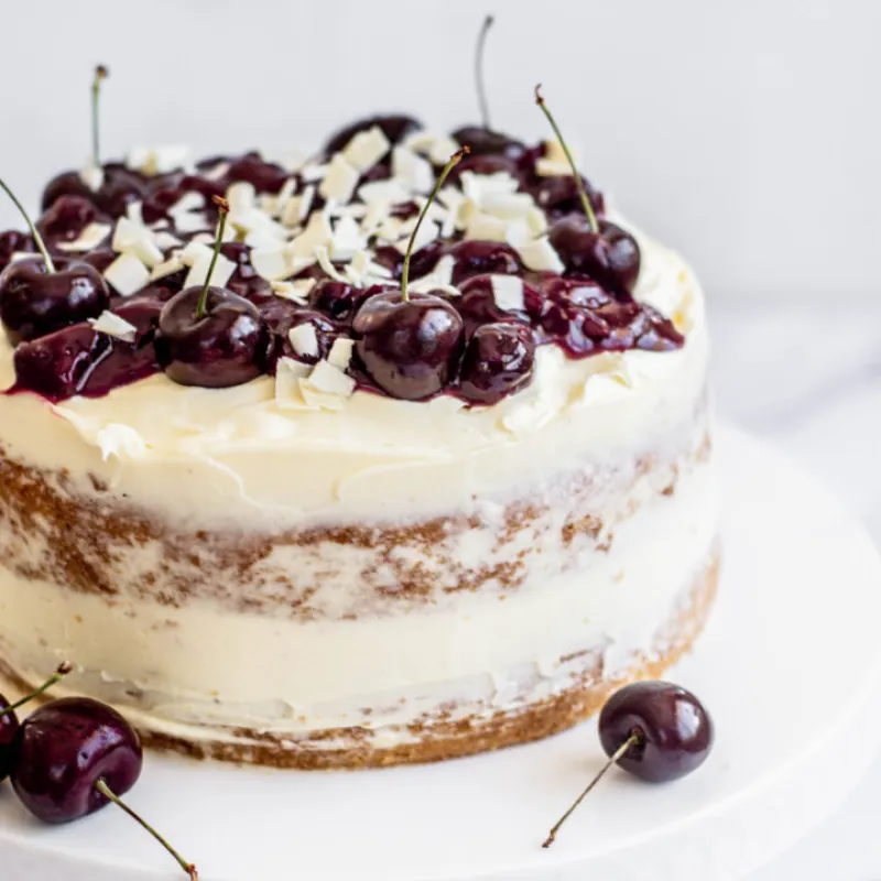 White Forest Cake