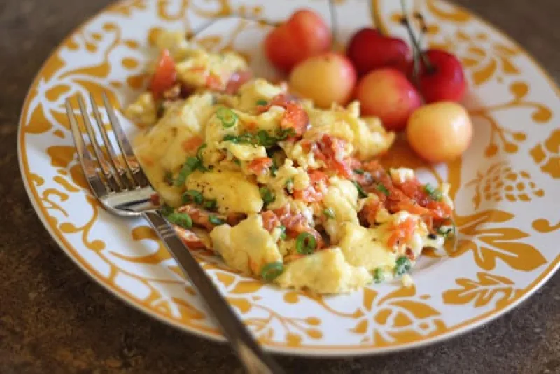 Smoked Salmon Scrambled Eggs