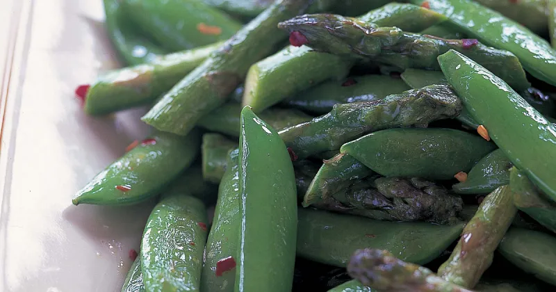 Sautéed Asparagus and Snap Peas | Recipes