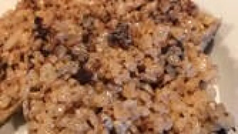 Maple Chocolate Chip Rice Krispie Treats