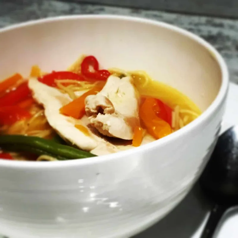 Aromatic Thai Chicken Noodle Soup