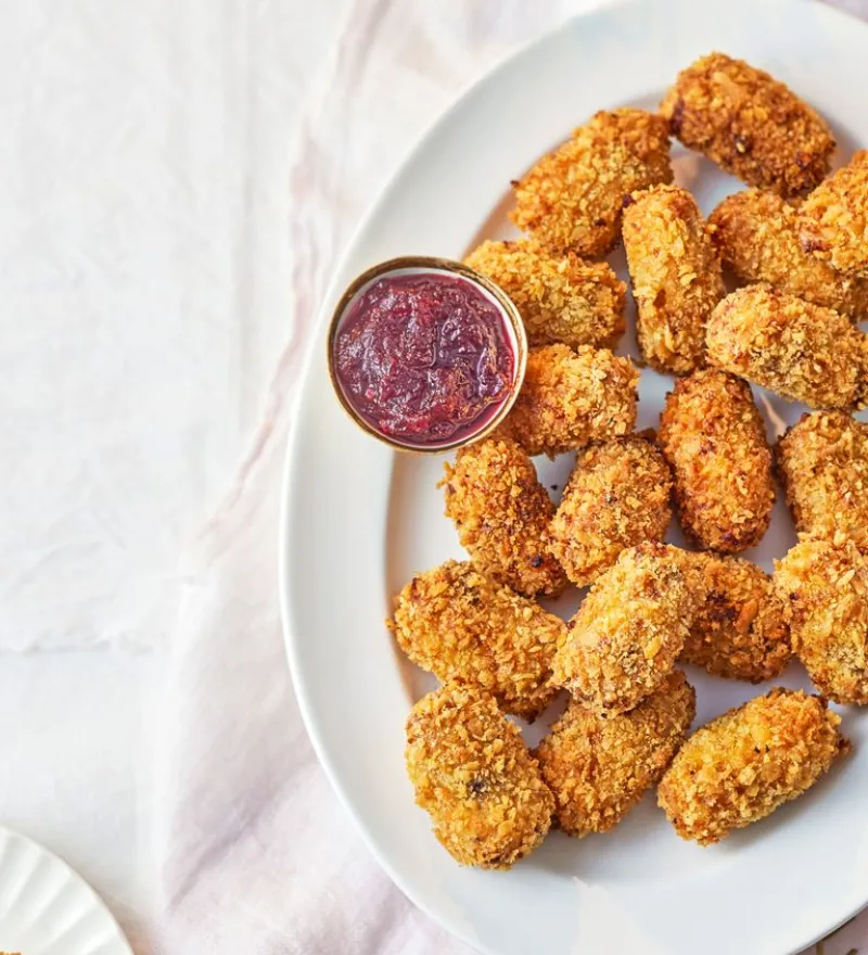 Pancetta, cheddar & cranberry croquettes