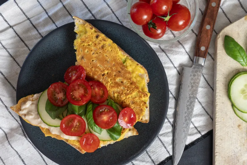 Spiced Savory Vegan French Toast