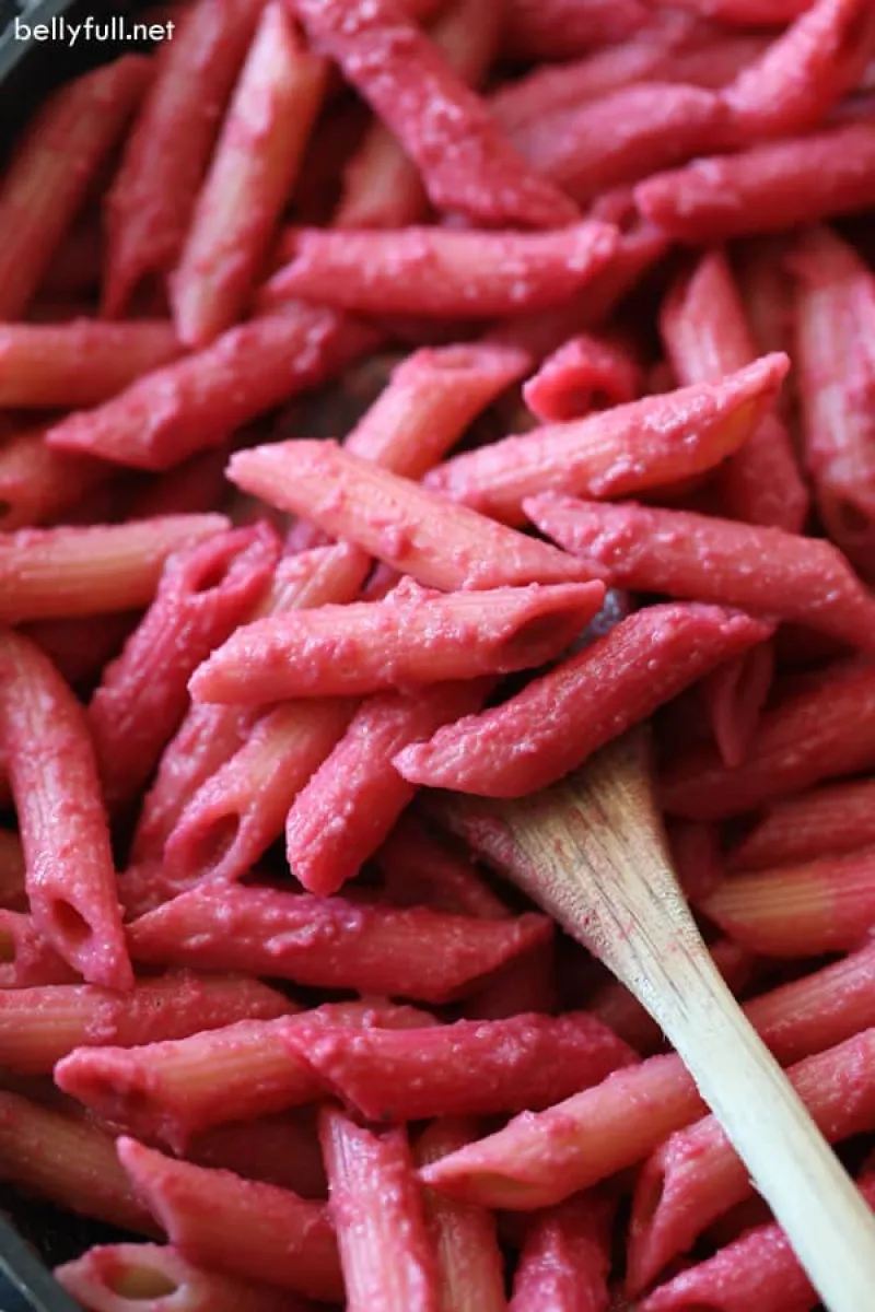 Pasta with Creamy Beet Sauce